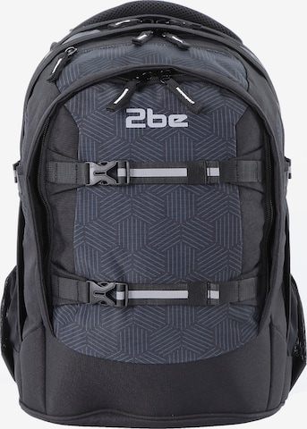 2be Rucksack in Grau: Vorderseite