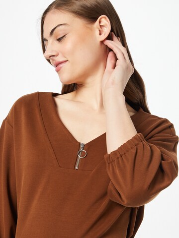 Sweat-shirt COMMA en marron