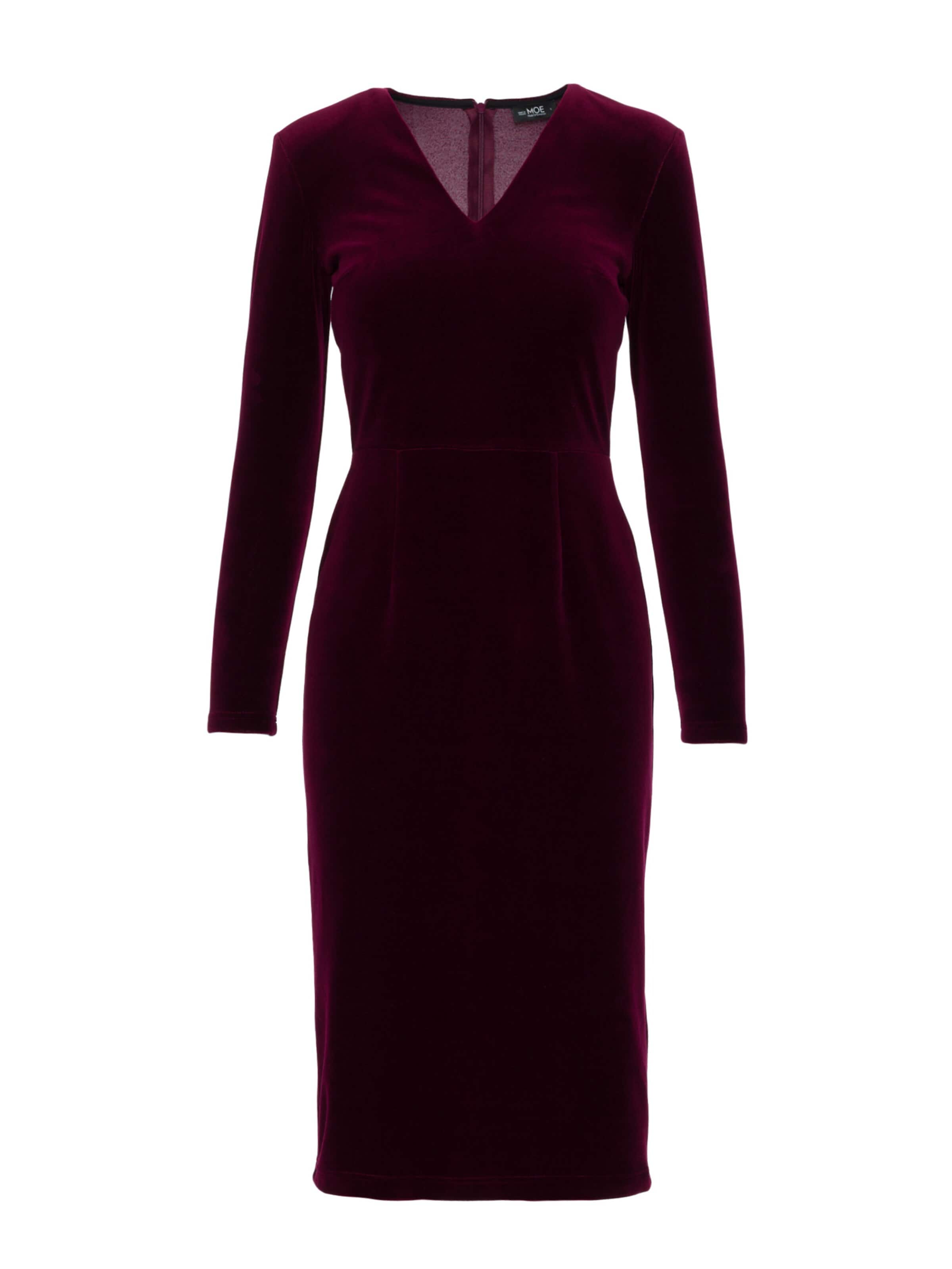 Rochie 'Sukienka welurowa z dekoltem' de la made of emotion pe roșu: față