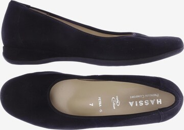 HASSIA Flats & Loafers in 40,5 in Black: front