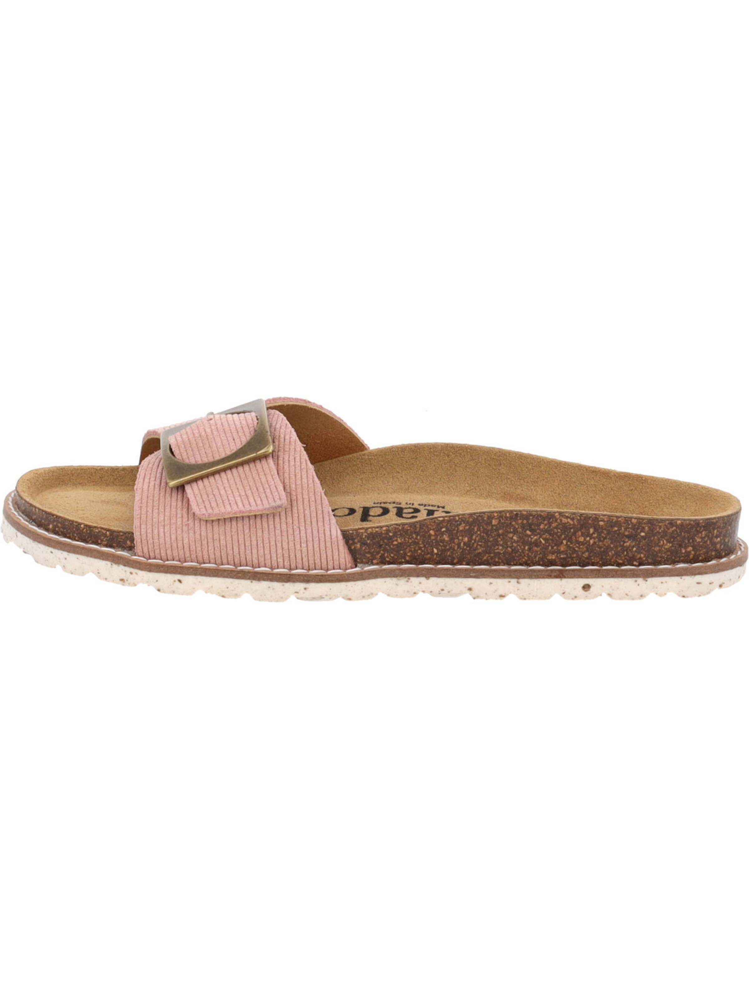 Palado Mules 'Sardo Corda' in Pink: front