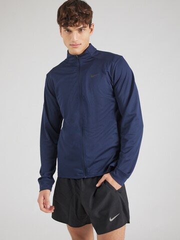 NIKE Спортивная кофта 'TOTALITY' в Синий: спереди