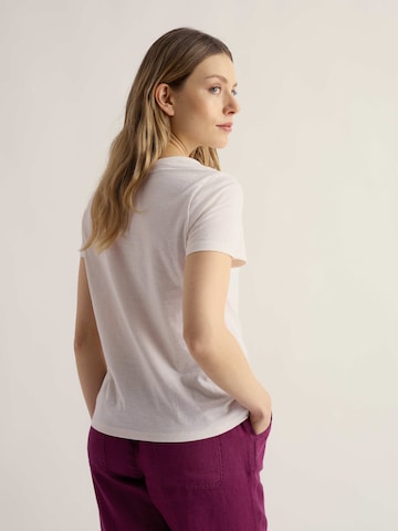 Seasalt Cornwall Shirt 'Printing Ink' in Wit