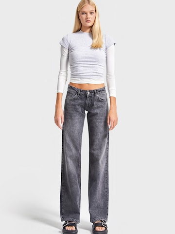 IT'S BASIC Regular Jeans 'Straight Low Rise Jeans' in Grijs