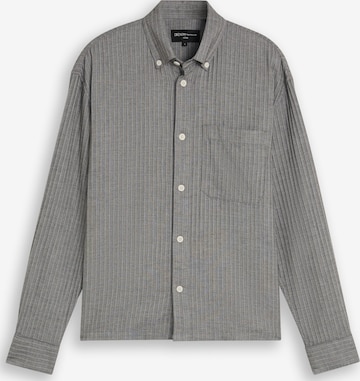 Chemise TOM TAILOR DENIM en gris : devant