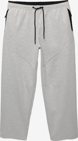 Pull&Bearregular Hlače - siva boja: prednji dio