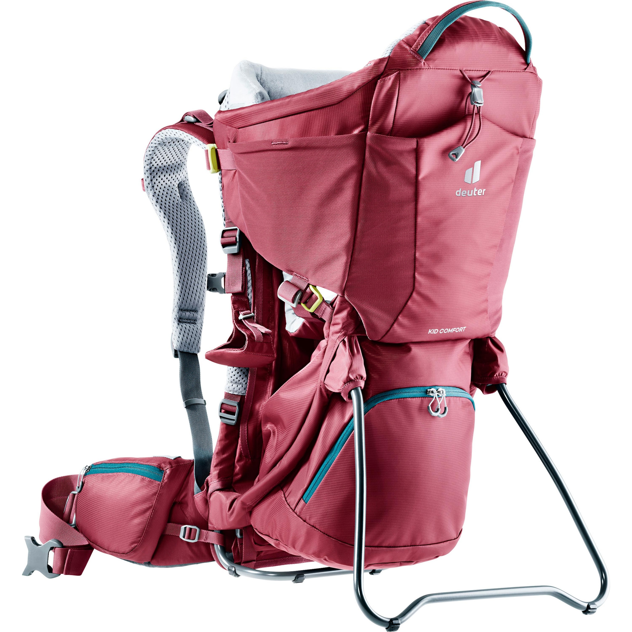 DEUTER Kraxe 'Kid Comfort' in Rot: Vorderseite