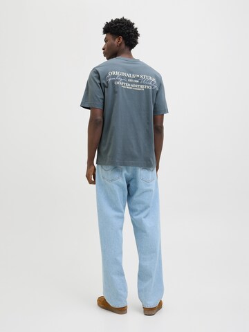 JACK & JONES Shirt 'JWHislington' in Blauw: voorkant