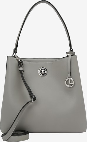 L.CREDI Handbag 'Filippa' in Grey: front