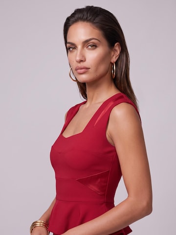 Robe fourreau 'VIVIAN' AUDRAY en rouge