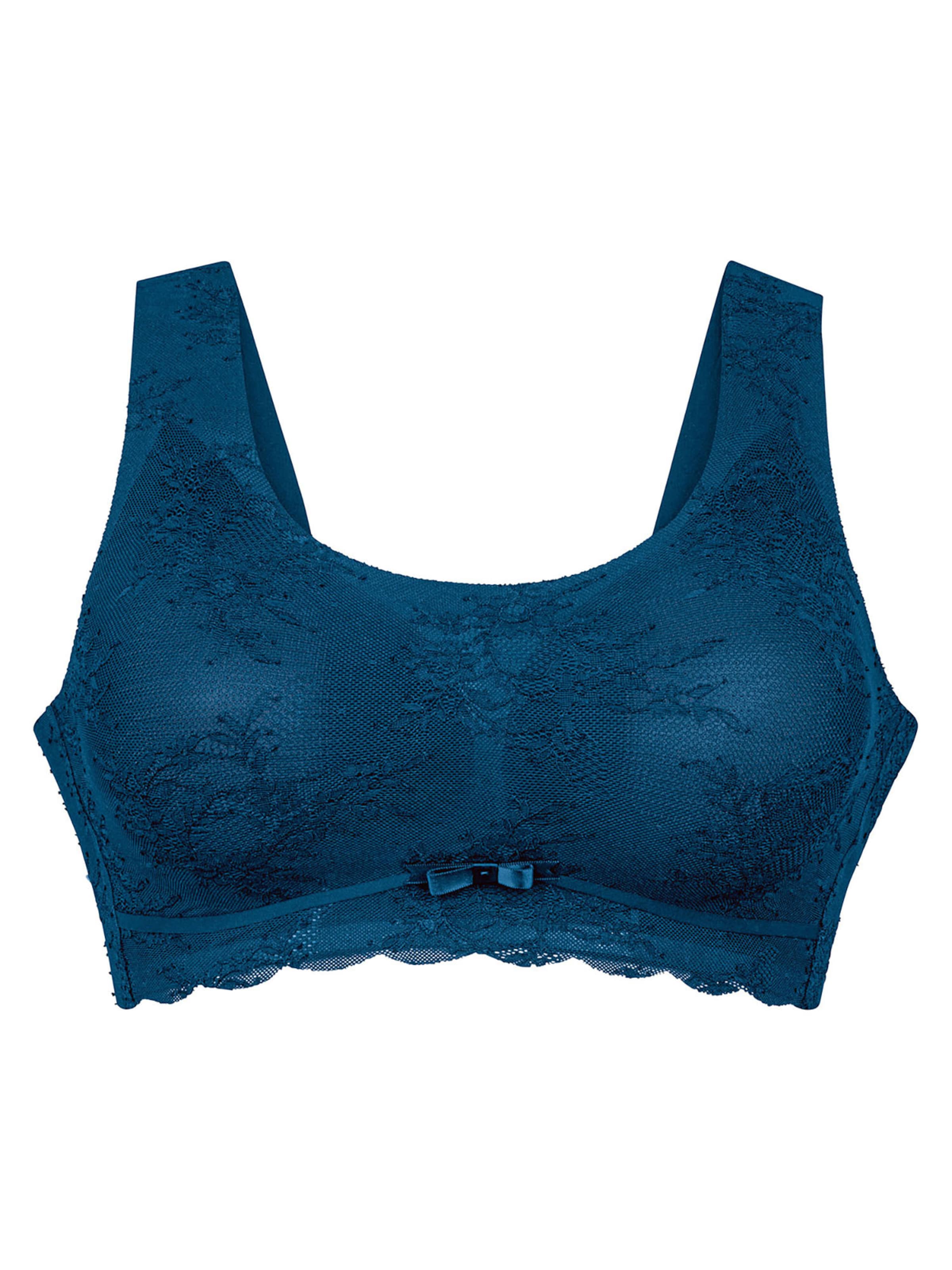 ANITA Mieder 'Essentials Lace' in Blau: Vorderseite