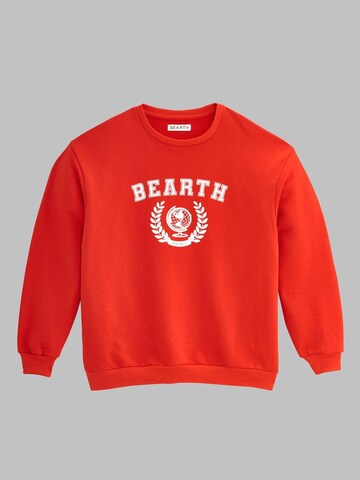 BEARTH Sweatshirt 'College' in Rot