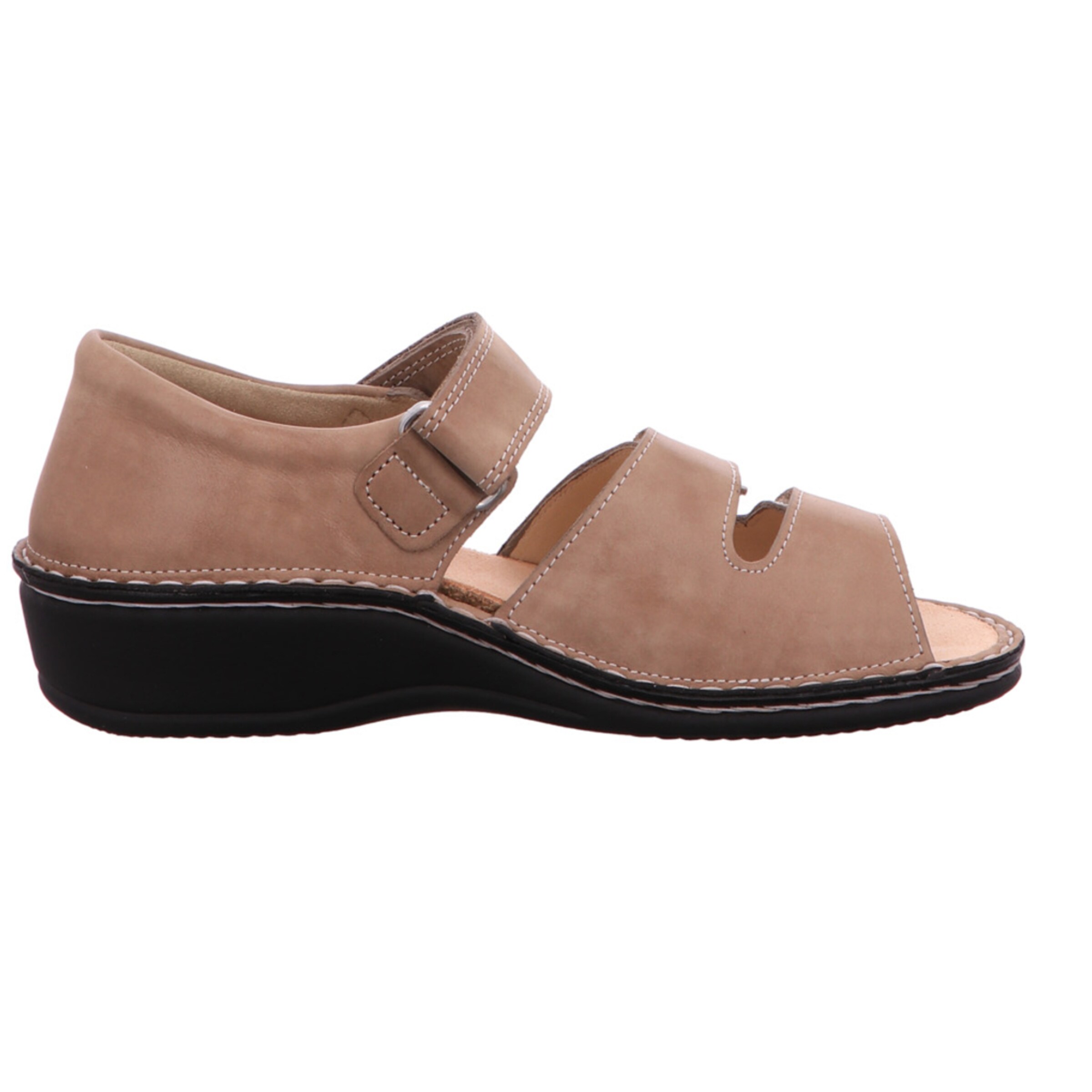 Frauen Sandalen Finn Comfort Sandale in Dunkelbeige - HD64162 Frauen Sandalen Finn Comfort Sandale in Dunkelbeige - HD64162