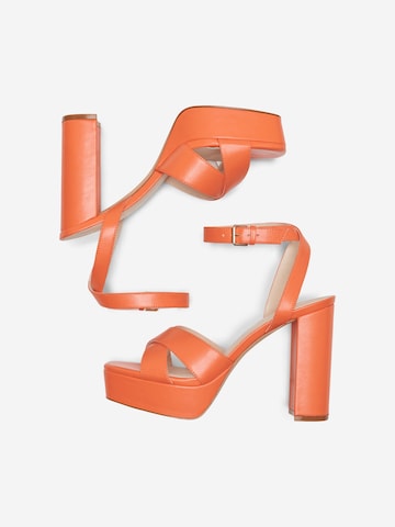 ONLY Strap Sandals 'Autum' in Orange