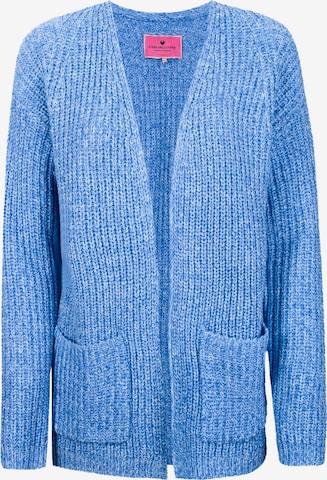 LIEBLINGSSTÜCK Knit Cardigan 'Sendra' in Blue: front