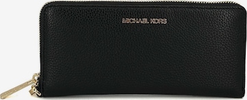 Portamonete di Michael Kors in nero: frontale