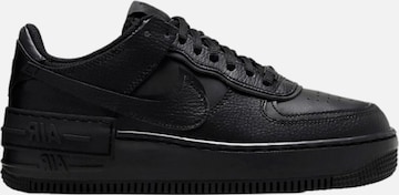 Baskets basses 'Air Force 1 Shadow' NIKE en noir : devant