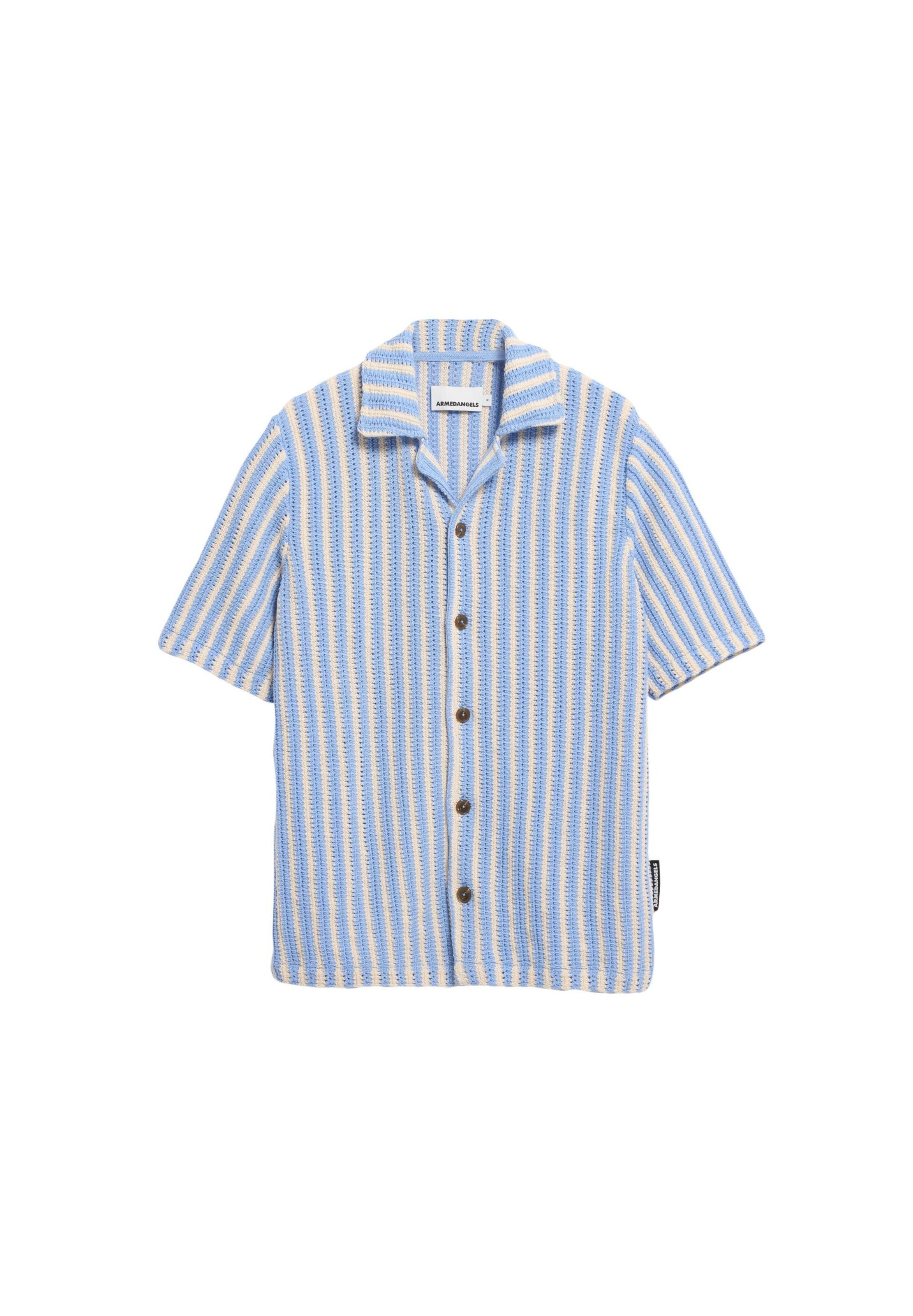 ARMEDANGELS Button Up Shirt in Berry, Item view