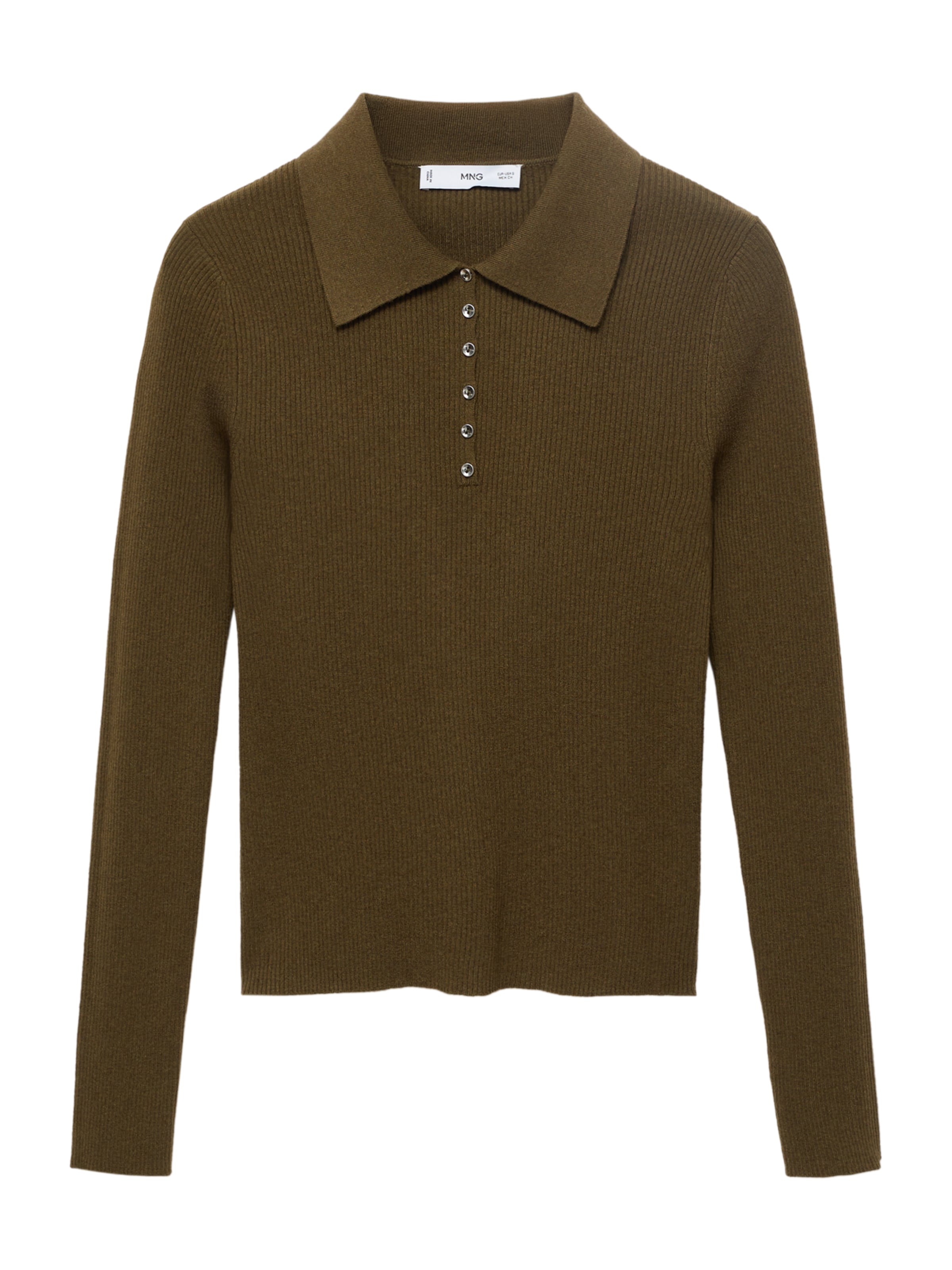 MANGO Sweter &#x27;Twenties&#x27; w kolorze zielony: przód