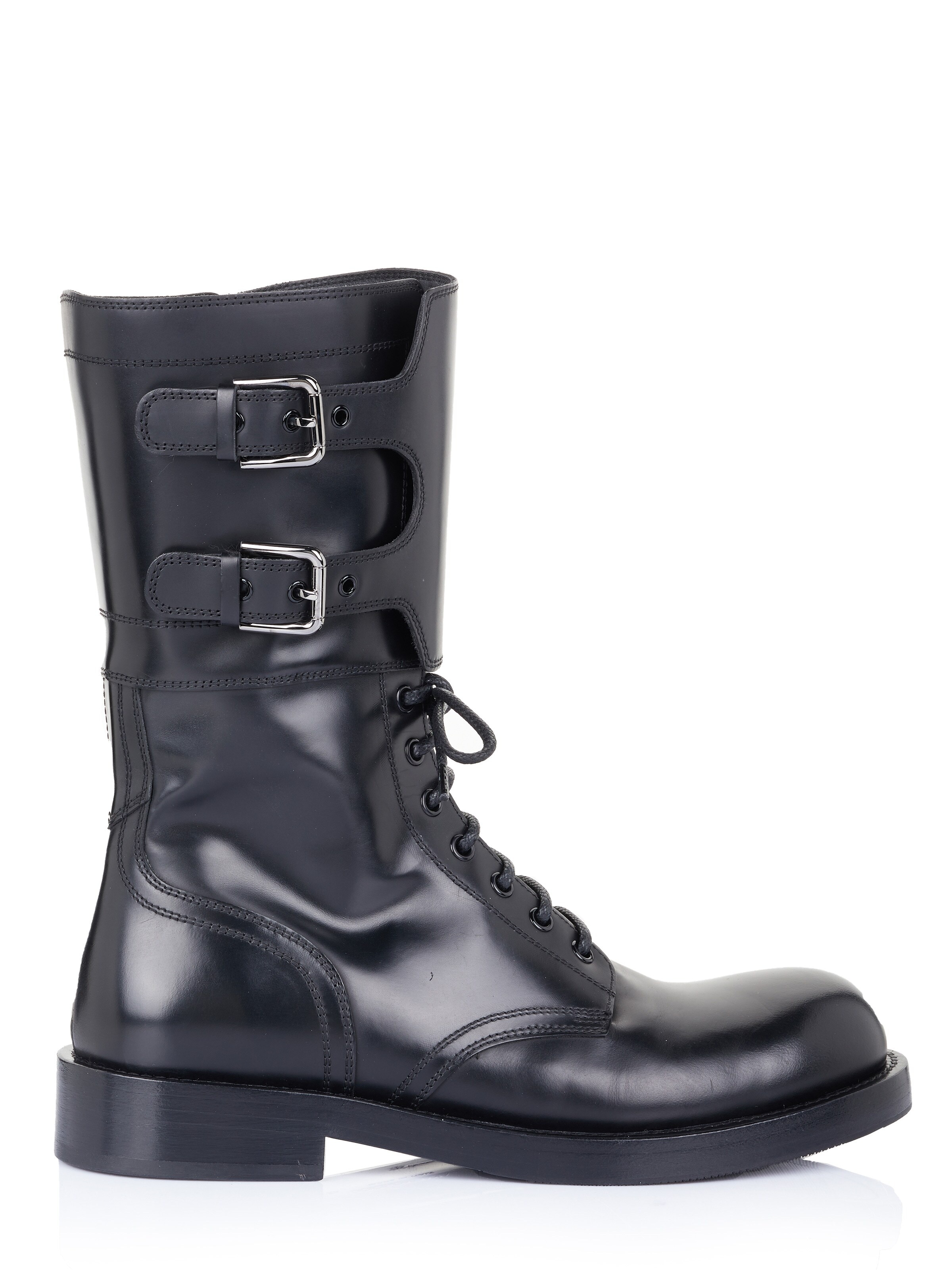 DOLCE & GABBANA Ankle Boots 'Dolce & Gabbana Stiefel'‌‌‌‌‌‌‌‌‌‌ in Schwarz: Vorderseite