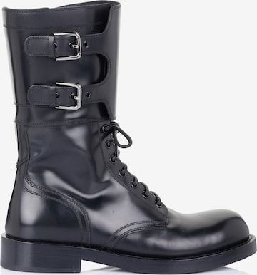 DOLCE & GABBANAGležnjače 'Dolce & Gabbana Stiefel' - crna boja: prednji dio