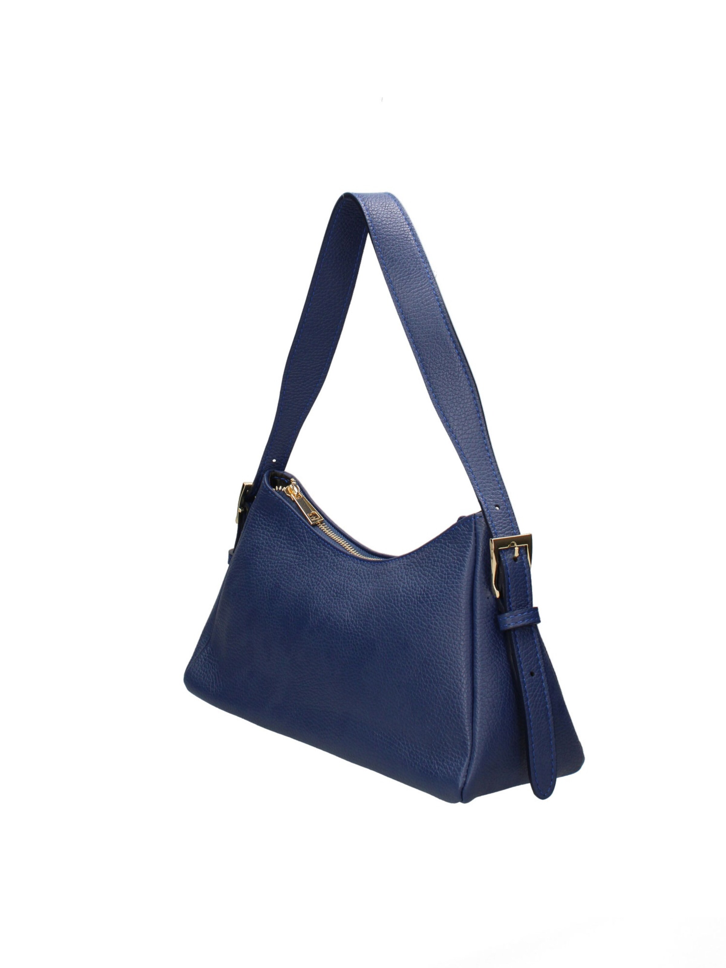 Borsa a spalla 'Calliope' di Gave Lux in blu: frontale