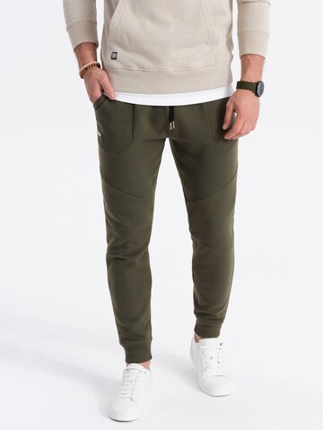Ombre Tapered Pants 'PASK-22FW-008' in Green: front