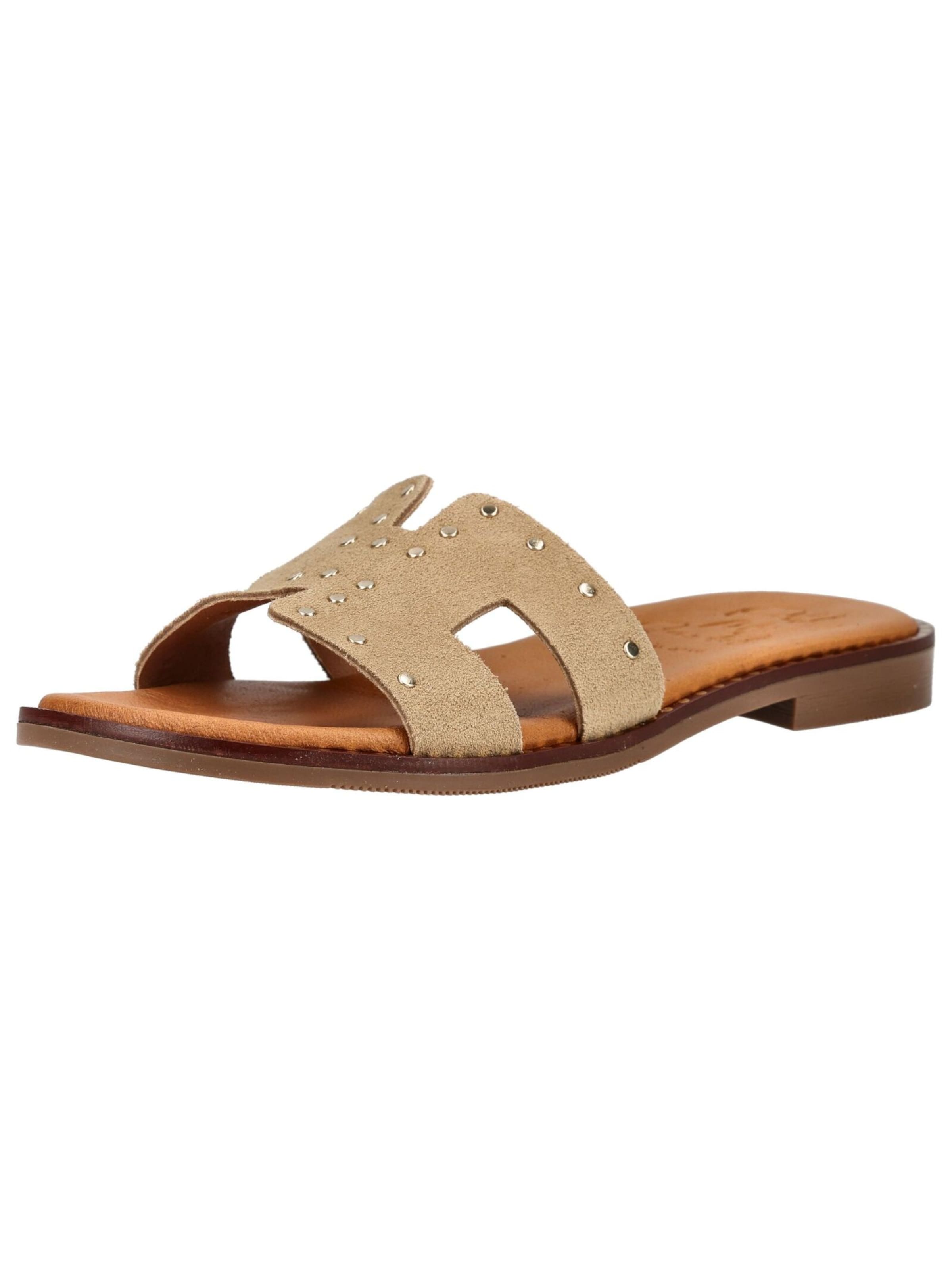 Oh! My Sandals Pantolette in 36 in hellbraun, Produktansicht