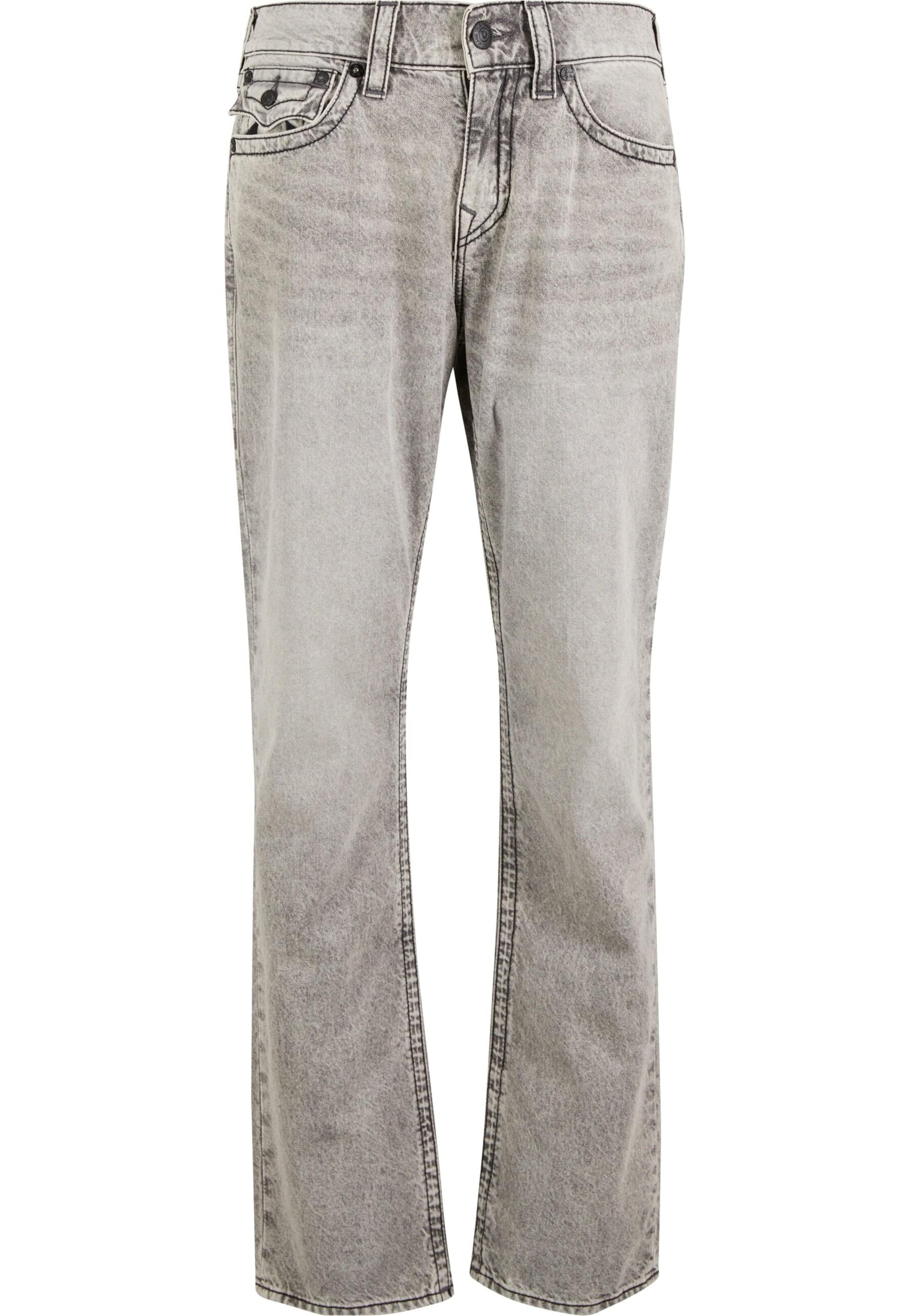 True Religion Regular Jeans 'Ricky' in Grijs: voorkant