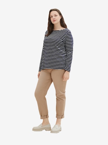 Tom Tailor Women + Shirt in Zwart