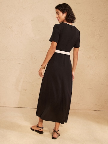 Robe love & roses en noir