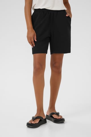 Kaffe Regular Shorts 'KAAnnika' in Schwarz: Vorderseite