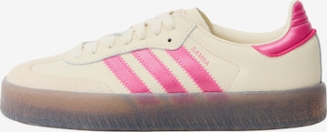 ADIDAS ORIGINALS Ниски маратонки 'SAMBAE' в бяло: отпред