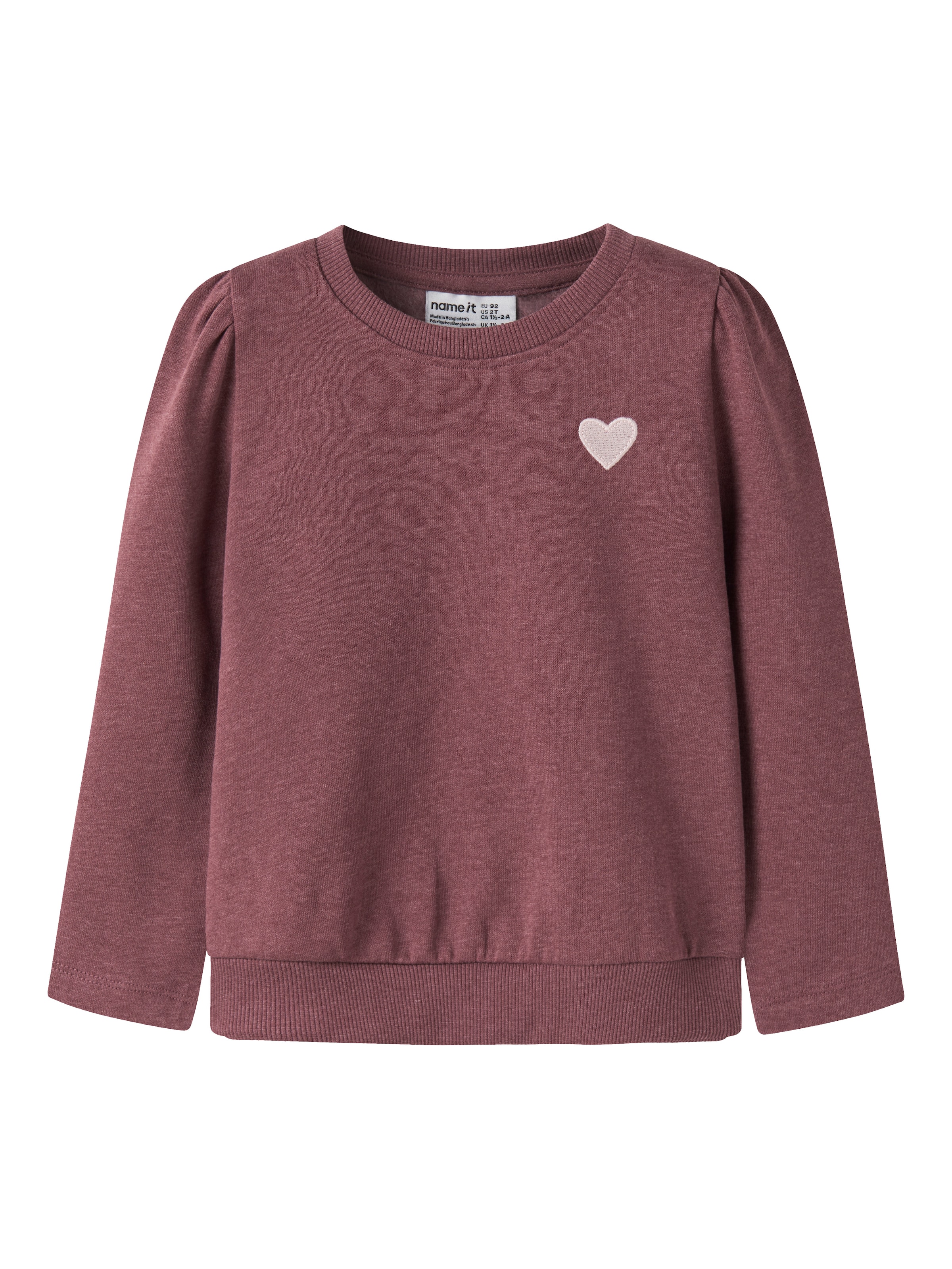 NAME ITSweater majica 'NMFVIMA' - ljubičasta boja: prednji dio