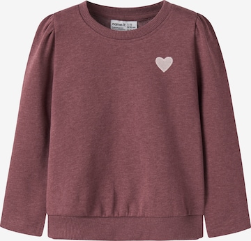 NAME ITSweater majica 'NMFVIMA' - ljubičasta boja: prednji dio