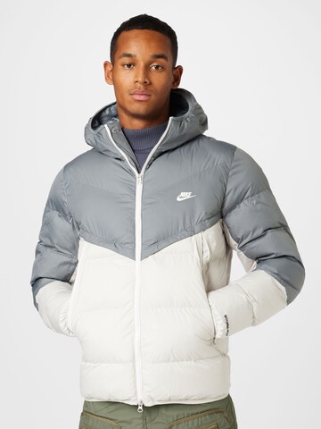 Nike Sportswear Winter Jacket in Grey: front