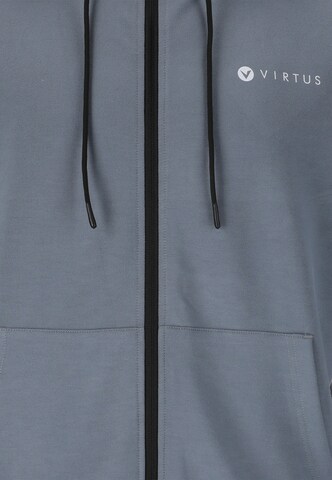 Virtus Sports sweat jacket 'Brent' in Grey