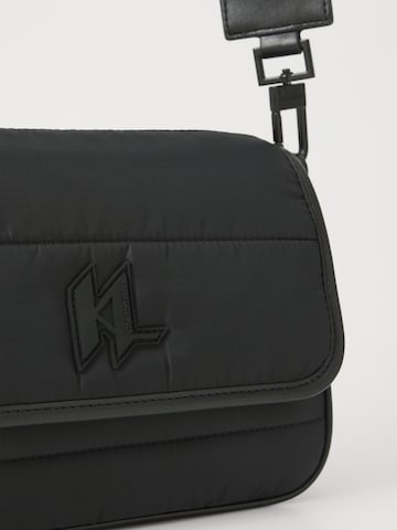Karl Lagerfeld Torba za čez ramo | črna barva