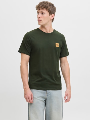 JACK & JONES Póló 'JJBrandy' - zöld: elől