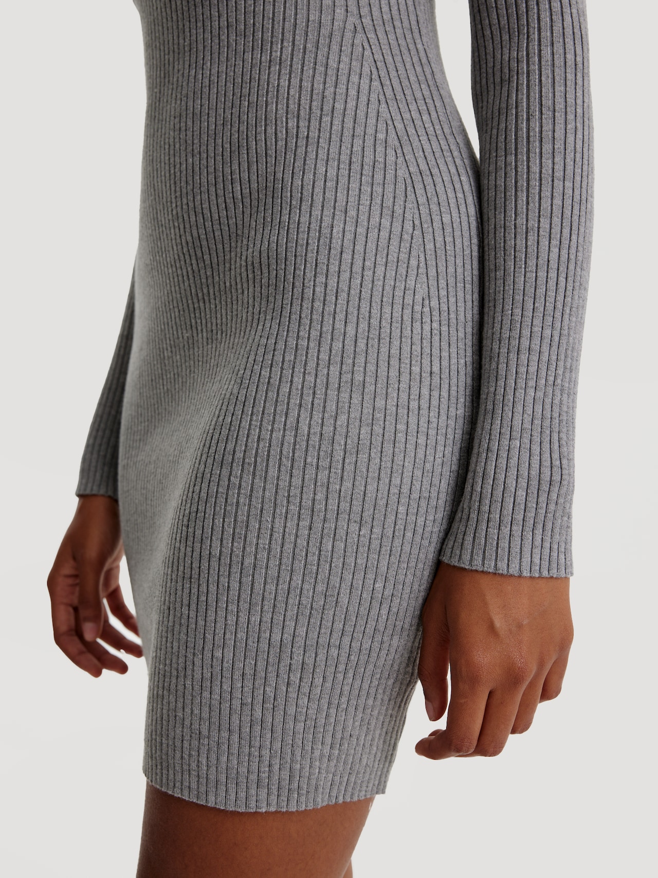 EDITED Vestido 'CORINNA' gris moteado