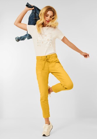 STREET ONE Slim fit Jeans in Yellow