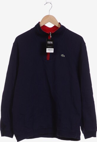 LACOSTE Sweatshirt & Zip-Up Hoodie in XL in Blue: front