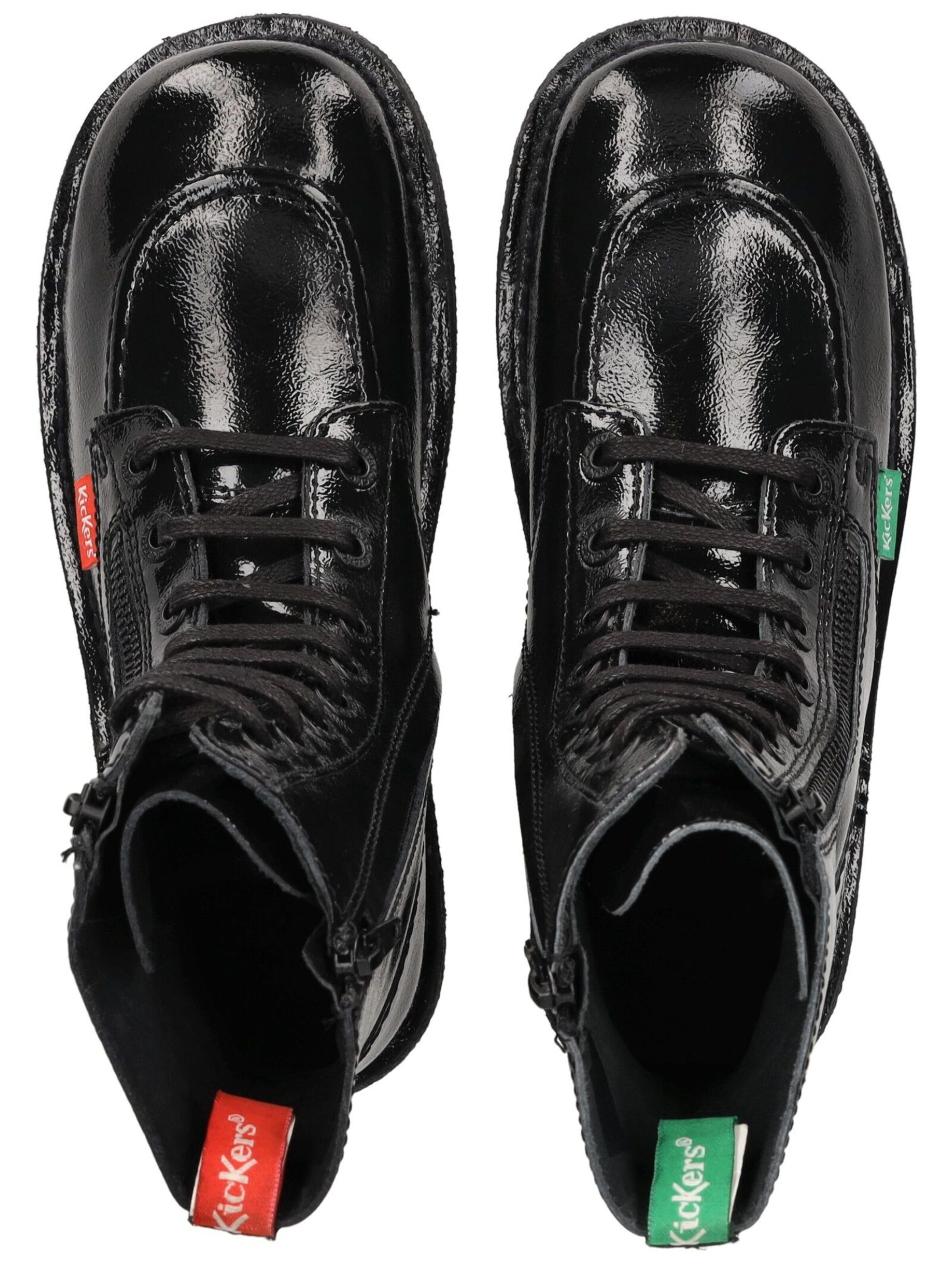 Stivaletto stringato di Kickers in nero