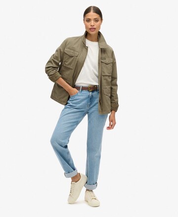 Veste mi-saison Superdry en vert