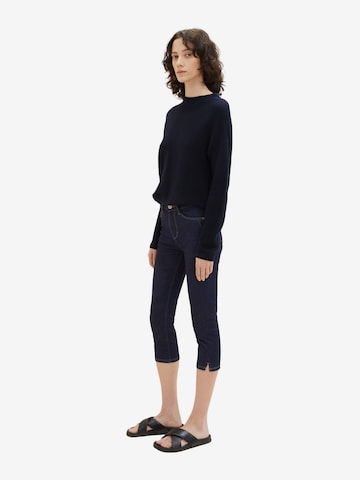 Coupe slim Jean 'Kate' TOM TAILOR en bleu : devant