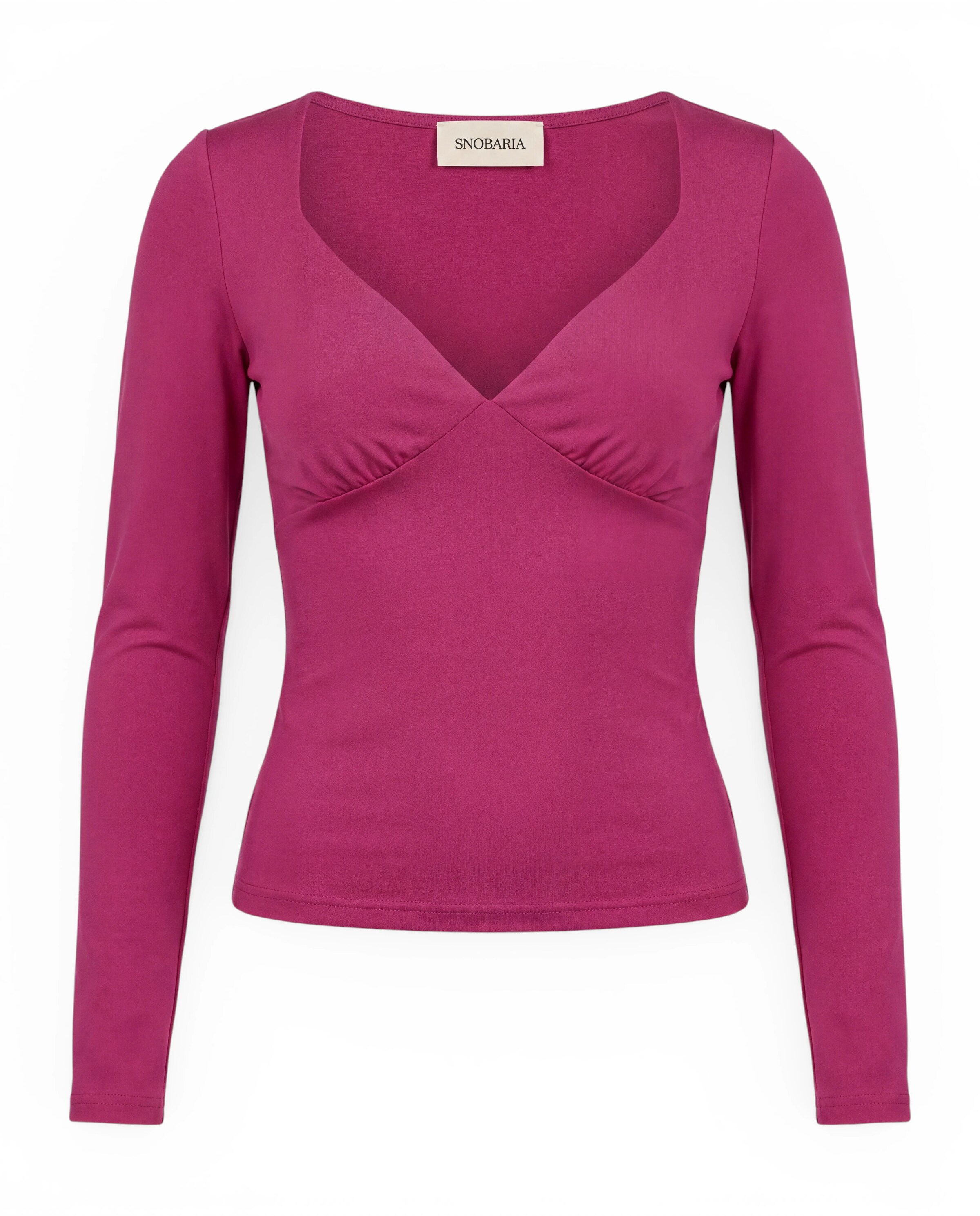 Maglietta di SNOBARIA in rosa: frontale