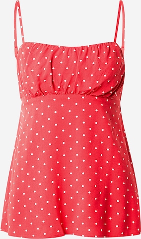 HOLLISTER Toppi värissä punainen: etupuoli