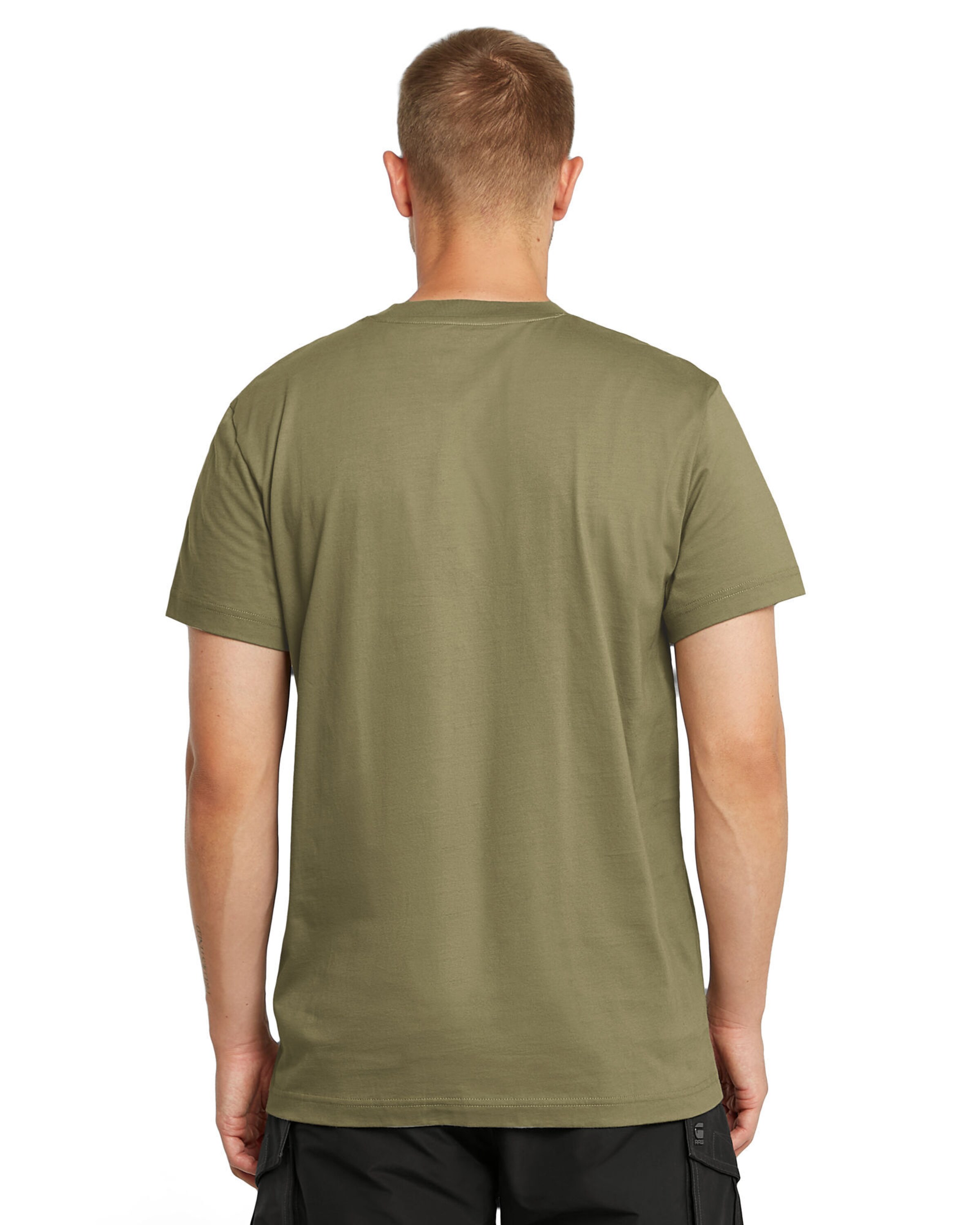 G-STAR Shirt 'Text' in Groen