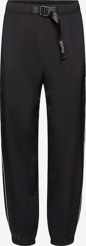 ESPRIT Tapered Broek in Zwart: voorkant