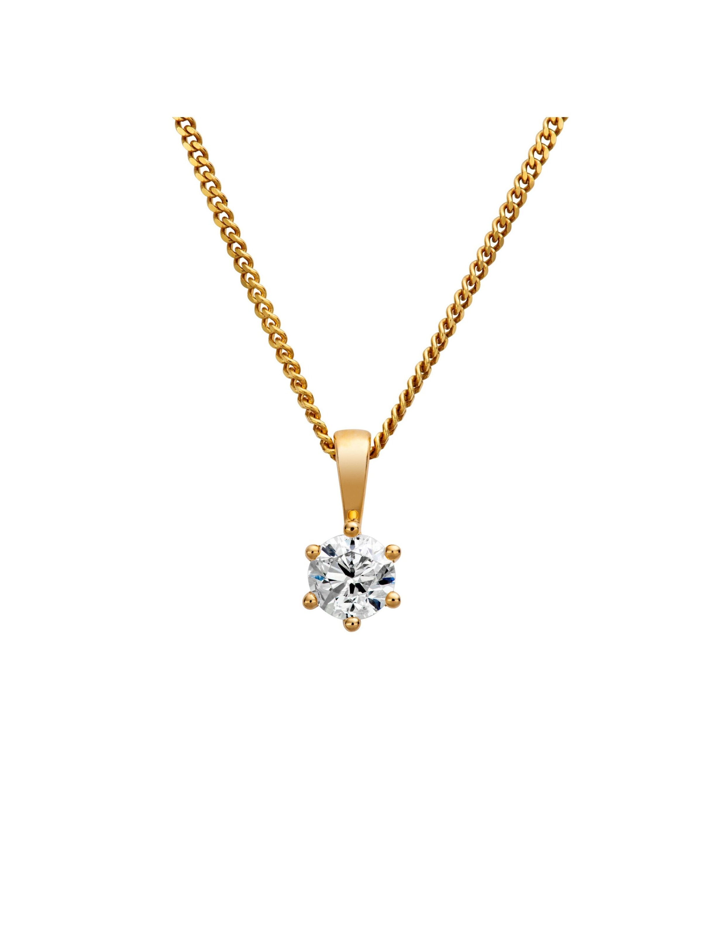 Orolino Kette in Gelb: Vorderseite